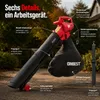 ONBEST LV3245 Laubbläser Elektro | 3in1 Laubsauger | 3200W Produktbild-Vorschau 5