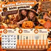 Kinder Kürbisschnitzset 30-teilig, Kürbisschnitzwerkzeug Produktbild-Vorschau 3