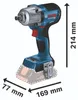 Akumulátorové skrutkovače BOSCH 06019K4100 GDS 18 V-450 ks Náhľad obrázku produktu 4