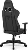 A black gaming chair shown from a rear-diagonal angle. Produktbild-Vorschau