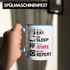 Trendation -  Eat Sleep Anime Tasse Geschenk Spruch Produktbild-Vorschau 4