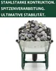 MIDORI® Schubkarre 100 Liter 210kg Luftreifen Bauschubkarre Produktbild-Vorschau 7