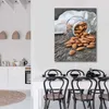 Leinwandbild gebrannte mandeln 80x120 cm Feeby beige Produktbild-Vorschau 2
