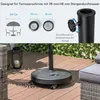 23 kg Sonnenschirmständer mit Rollen & Griffen Produktbild-Vorschau 5