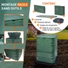 KIT composteur thermo-king vert + grille de fond - 900L Voir les images du produit 7