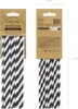 Papierstrohhalme, schwarz, 19,5cm (1 Packung / 10 Stk.) Produktbild-Vorschau 8