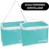 com-four® 2x Kühltasche 4 L / 10 L - faltbare Produktbild-Vorschau 8
