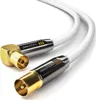 deleyCON 7,5m 4K TV Antennenkabel - 4K Ultra-HD Full HD Produktbild-Vorschau 1