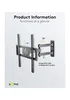 goobay TV-Wandhalterung Basic FULLMOTION (M), (für 81 - Produktbild-Vorschau 7