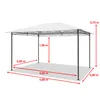 TOOLPORT Gazebo da Giardino 3x4 m - con 4 teli laterali - Anteprima dell’immagine prodotto 3