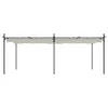 vidaXL Pergola mit Schiebedach Creme 589x292x230 cm Produktbild-Vorschau 3
