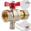 tecuro Kugelhahn mit Messfühleranschluss M10 x1 mm, Produktbild-Vorschau 3