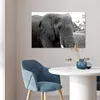 MuchoWow® Poster Elefant - Tiere - Schwarz - Weiß - Natur Produktbild-Vorschau 5
