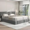 OKWISH Lit coffre 180x200 - Lit Double Capitonné avec Tête Voir les images du produit 3