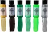 Six bottles of fabric paint with swatches of the paint colors below them. Podgląd zdjęcia produktu