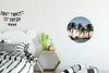 MuchoWow® Rundes Wandbild - Runde Bilder Die Palmenreihe am Produktbild-Vorschau 3
