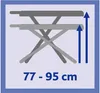 Vileda 161266 Bügelbrett Gelb  Gelb One Size Produktbild-Vorschau 11