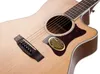 Cort GA5F-BW-NS Natural Satin Jumbo z elektroniką Podgląd zdjęcia produktu 5