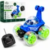 Bestuurbare Acrobatische Auto 360 Graden Blauw Met Productafbeelding-voorbeeld 1