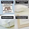 Zwei niedliche Eulen Lieblingsmensch Kuschelkissen Produktbild-Vorschau 4