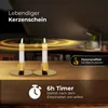 LED Stabkerze 2er indoor mit Timer Funktion - 6 Stunden - Produktbild-Vorschau 2