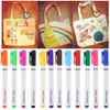12pcs Kleidung Textilmarker Stift wasserdichte DIY T -Shirt Produktbild-Vorschau 5