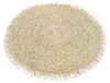 Bazar Bizar Set de table herbe de mer et coquillage marron Voir les images du produit 1