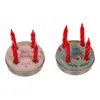 Mini-Adventskranz 4 Minikerzen mit Sockel 4,5x1cm 4fach Produktbild-Vorschau 2