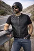 PAULGOS gilet in pelle biker cowl club waistcoat chopper Anteprima dell’immagine prodotto 12