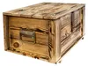 Truhe Hugo geflammt mit Deckel  50 x 36 x 26cm Produktbild-Vorschau 4