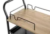 Küchenwagen >52480< in eiche, schwarz, MDF, Metall - Produktbild-Vorschau 7