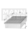 MANN Luftfilter für Ford Focus Kuga Produktbild-Vorschau 9