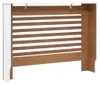 vidaXL Radiatoromsluiting, wit, 112x19x81,5 cm, MDF Productafbeelding-voorbeeld 5