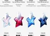 Four star-shaped perfume bottles in different colors, each with descriptive text above. Produktbild-Vorschau