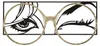 Mauro Ferretti Pannello in ferro Eyewear, 89,5x3,8x41,3 cm Anteprima dell’immagine prodotto 2
