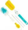 Akuku Brosses pour biberons et tétines - bleu/jaune Voir les images du produit 2