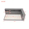 A diagram of a bed with dimensions indicated. Produktbild-Vorschau