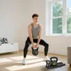 SPORTNOW Sada 3 kettlebellov, 2,2 kg, 4,5 kg, 6,8 kg, pre Náhľad obrázku produktu 7