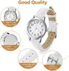 Vicloon Damenuhr mit Lederarmband, klassisch & elegant, 30 Produktbild-Vorschau 6