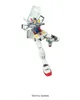A model of a Gundam robot in a dynamic pose against a white background. Anteprima dell’immagine prodotto