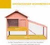 PawHut Kleintierstall Kleintierkäfig mit Asphaltdach Produktbild-Vorschau 4