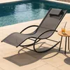 Lettino a dondolo Tarent 174 x 63 x 88 cm Lettino da Anteprima dell’immagine prodotto 1