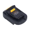 A black and yellow battery adapter is shown against a white background. Produktbild-Vorschau