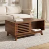 Table basse Merax réglable en hauteur avec porte à volet Voir les images du produit 3