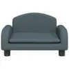 vidaXL Hundebett Dunkelgrau 50x40x30 cm Stoff - Hundebett - Produktbild-Vorschau 4