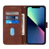 iPhone 13 Pro Hülle, Schlank Prägung Flip Leder Produktbild-Vorschau 4
