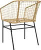 vidaXL Gartenstühle 2 Stk. Braun Poly Rattan Produktbild-Vorschau 7