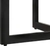 A close-up view of the black metal legs of a table. Náhľad obrázku produktu
