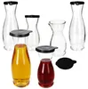 6x MIA MISURA Wein-Karaffe mit Deckel schwarz 0,5L & 1L Produktbild-Vorschau 1