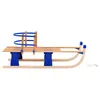 vidaXL Klappschlitten mit Rückenlehne Holz 119 cm Blau Produktbild-Vorschau 3